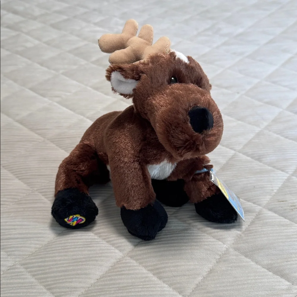 Ganz Webkinz Reindeer Plush New with Code Sealed 9" - Picture 3 of 4